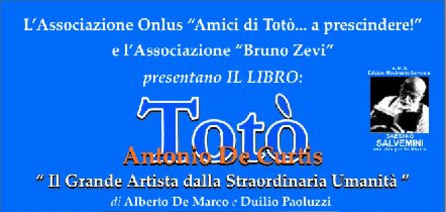 Presentazione libro Totò di Alberto De Marco, Salerno Venerdì 19 Febbraio 2016